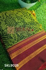 Ilkal Print Viscose Silk Gayatri Border Saree