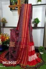 Ilkal Print Viscose Silk Gayatri Border Saree