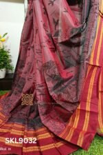 Ilkal Print Viscose Silk Gayatri Border Saree