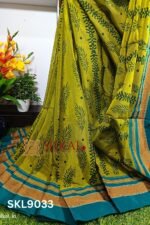 Ilkal Print Viscose Silk Gayatri Border Saree