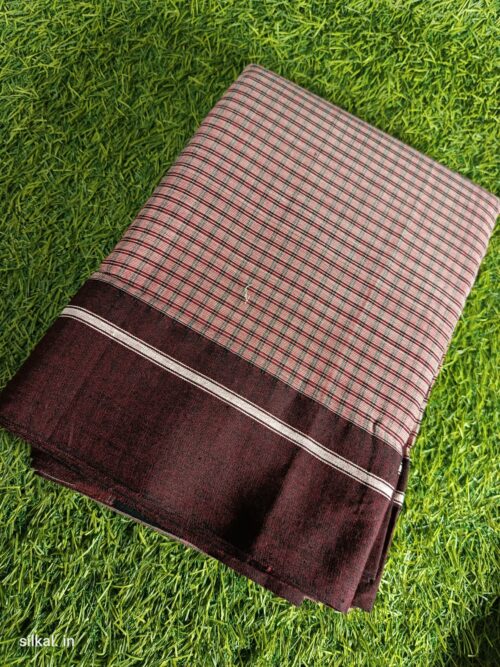 PATTEDA ANCHU PURE COTTON HANDLOOM SAREE