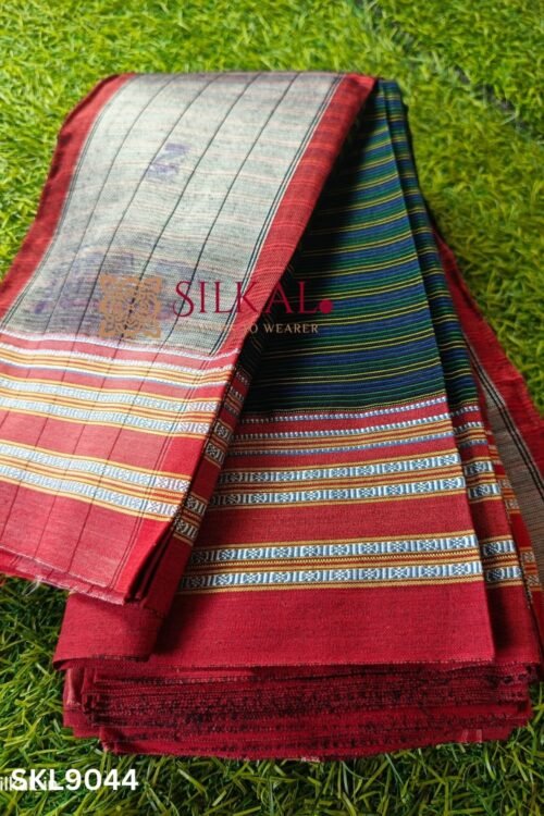 Ilkal Handloom Viscose Silk Gayatri Border Saree