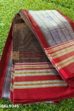 ILKAL VISCOSE SILK KADDI SAREE WITH GOMI BORDER