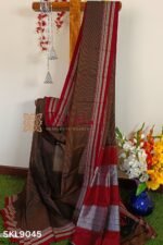 VILKAL VISCOSE SILK KADDI SAREE WITH GOMI BORDER