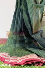 ILKAL VISCOSE SILK KADDI SAREE WITH GOMI BORDER