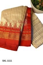 SKL 1112- Pure Silk Ilkal Handloom Saree