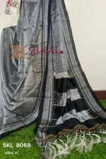 Ilkal Handloom Cotton Silk Chikki Border Saree