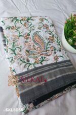 ILKAL HANDLOOM COTTON SILK PRINT SAREE