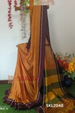 PATTEDA ANCHU PURE COTTON HANDLOOM SAREE