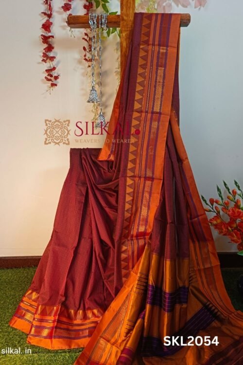 ILKAL SILK BY COTTON RADIKA SAREE