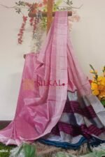 Ilkal Handloom Viscose Silk Chikki Paras Border Saree