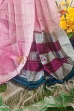 Ilkal Handloom Viscose Silk Chikki Paras Border Saree