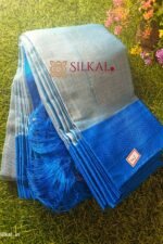 Ilkal Handloom Viscose Silk Chikki Paras Border Saree