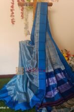 Ilkal Handloom Viscose Silk Chikki Paras Border Saree