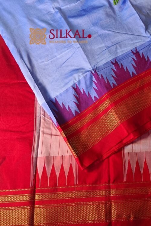 Ilkal Half Silk Handloom Saree