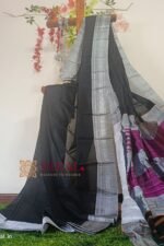 Ilkal Handloom Viscose Silk Chikki Paras Border Saree