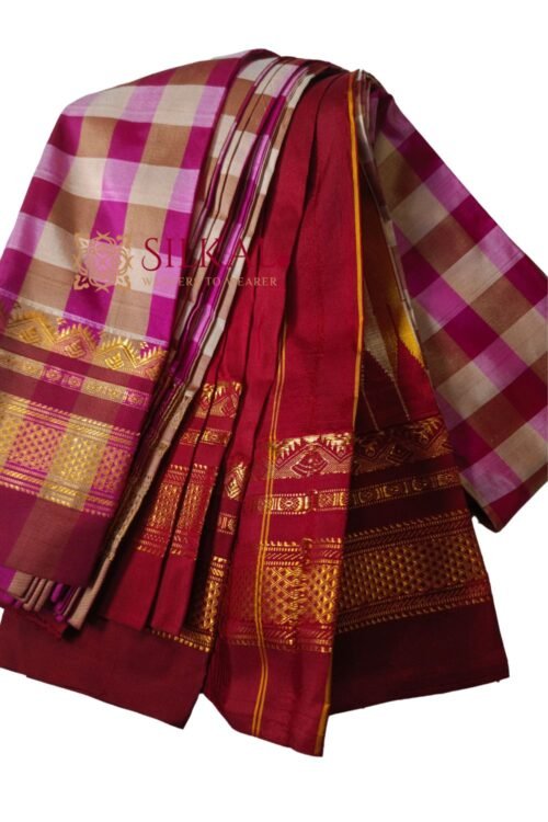 Pure Silk Ilkal Handloom Saree