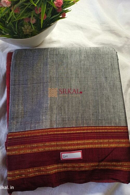 Ilkal Handloom Viscose Cotton Silk Special Gayatri Border Saree