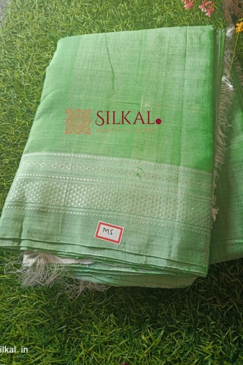 Ilkal Handloom Viscose Silk Chikki Paras Border Saree