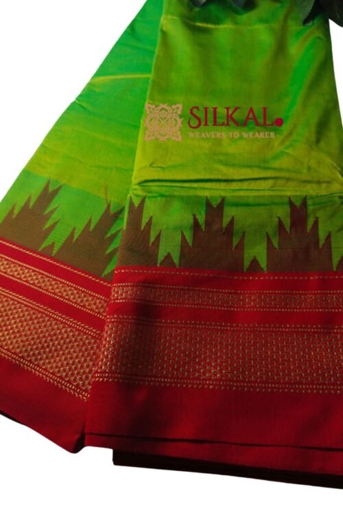 Ilkal Half Silk Handloom Saree