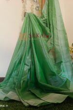 Ilkal Handloom Viscose Silk Chikki Paras Border Saree