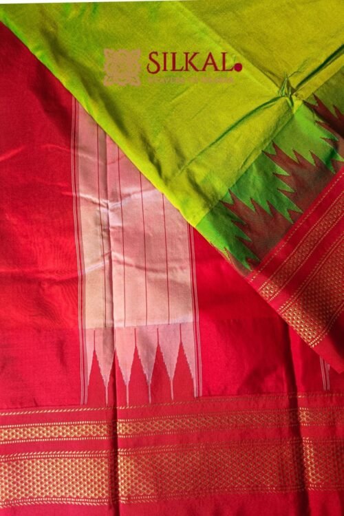 Ilkal Half Silk Handloom Saree