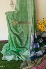 Ilkal Handloom Viscose Silk Chikki Paras Border Saree