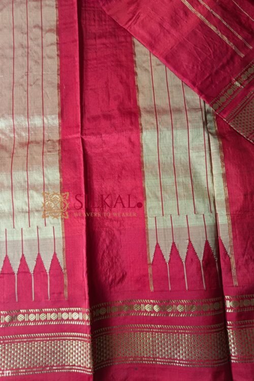 Pure Silk Ilkal Handloom Saree