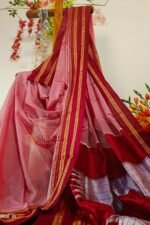 Ilkal Handloom Viscose Cotton Silk Special Gayatri Border Saree