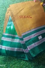 Ilkal Handloom Viscose Silk Chikki Paras Border Saree