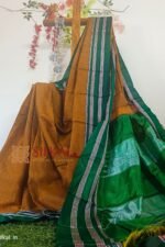 Ilkal Handloom Viscose Silk Chikki Paras Border Saree