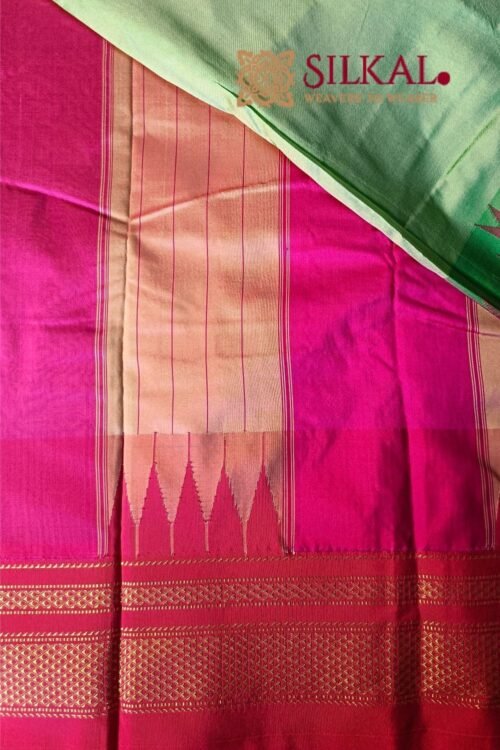 Ilkal Half Silk Handloom Saree