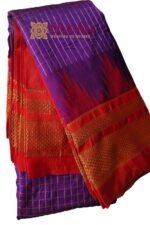 Ilkal Chadarunga Half Silk Handloom Saree