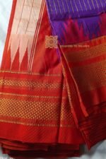 Ilkal Chadarunga Half Silk Handloom Saree