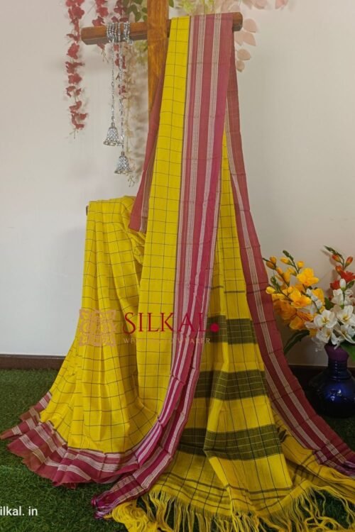 Ilkal Gayatri Cotton by Cotton Handloom Saree