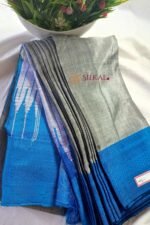 Ilkal Handloom Viscose Cotton Silk Chikki Paras Border Saree