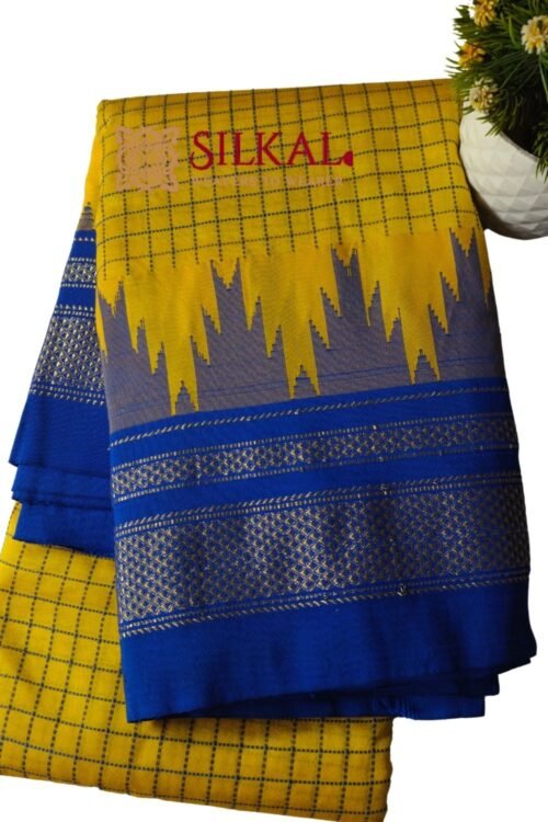 Ilkal Chadarunga Half Silk Handloom Saree