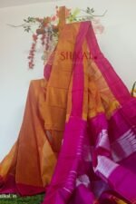 Ilkal Handloom Viscose Silk Chikki Paras Border Saree