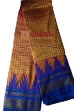 Ilkal Chadarunga Half Silk Handloom Saree