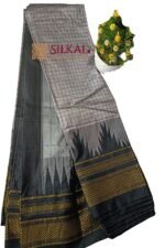 Ilkal Chadarunga Half Silk Handloom Saree