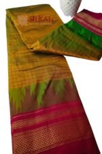 Ilkal Chadarunga Half Silk Handloom Saree