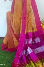 Ilkal Handloom Viscose Silk Chikki Paras Border Saree