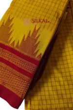 Ilkal Chadarunga Half Silk Handloom Saree