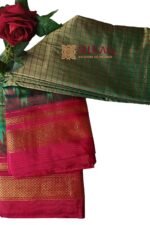 Ilkal Chadarunga Half Silk Handloom Saree