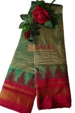 Ilkal Chadarunga Half Silk Handloom Saree