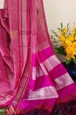 Ilkal Handloom Viscose Cotton Silk Chikki Paras Border Saree