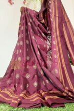 Ilkal Handloom Print Viscose Silk Gayatri Border Saree