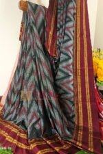 Handloom Print Viscose Silk Gayatri Border Saree