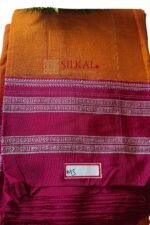 Ilkal Handloom Viscose Cotton Silk Gayatri Border Saree