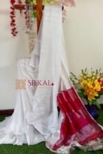 Ilkal Handloom Viscose Cotton Silk Chikki Paras Border Saree